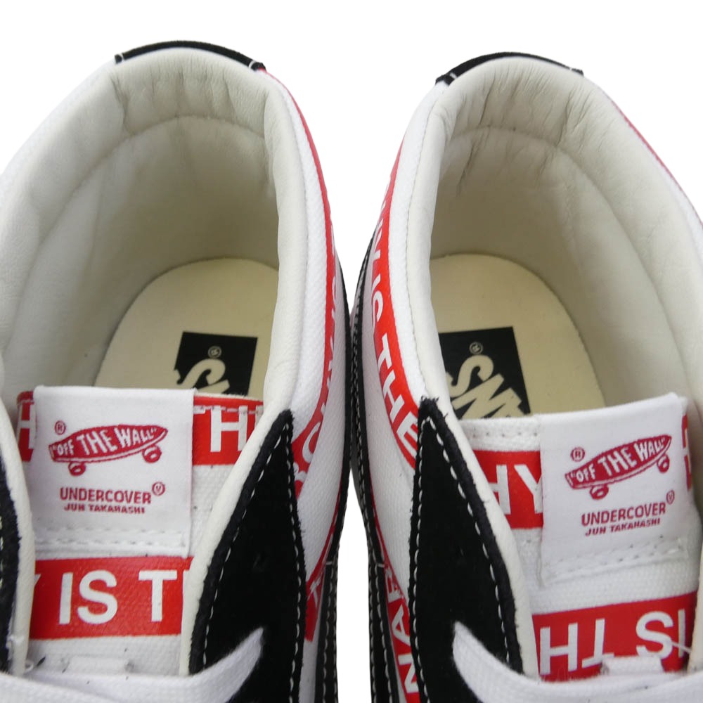 VANS バンズ UNDERCOVER アンダーカバー 24AW VN000CXG458 × Undercover Sk8-Mid Reissue 83 アンダーカバー スケート ミッドカット スニーカー ホワイト系 27.5cm【極上美品】【中古】