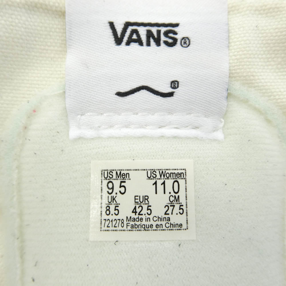 VANS バンズ UNDERCOVER アンダーカバー 24AW VN000CXG458 × Undercover Sk8-Mid Reissue 83 アンダーカバー スケート ミッドカット スニーカー ホワイト系 27.5cm【極上美品】【中古】