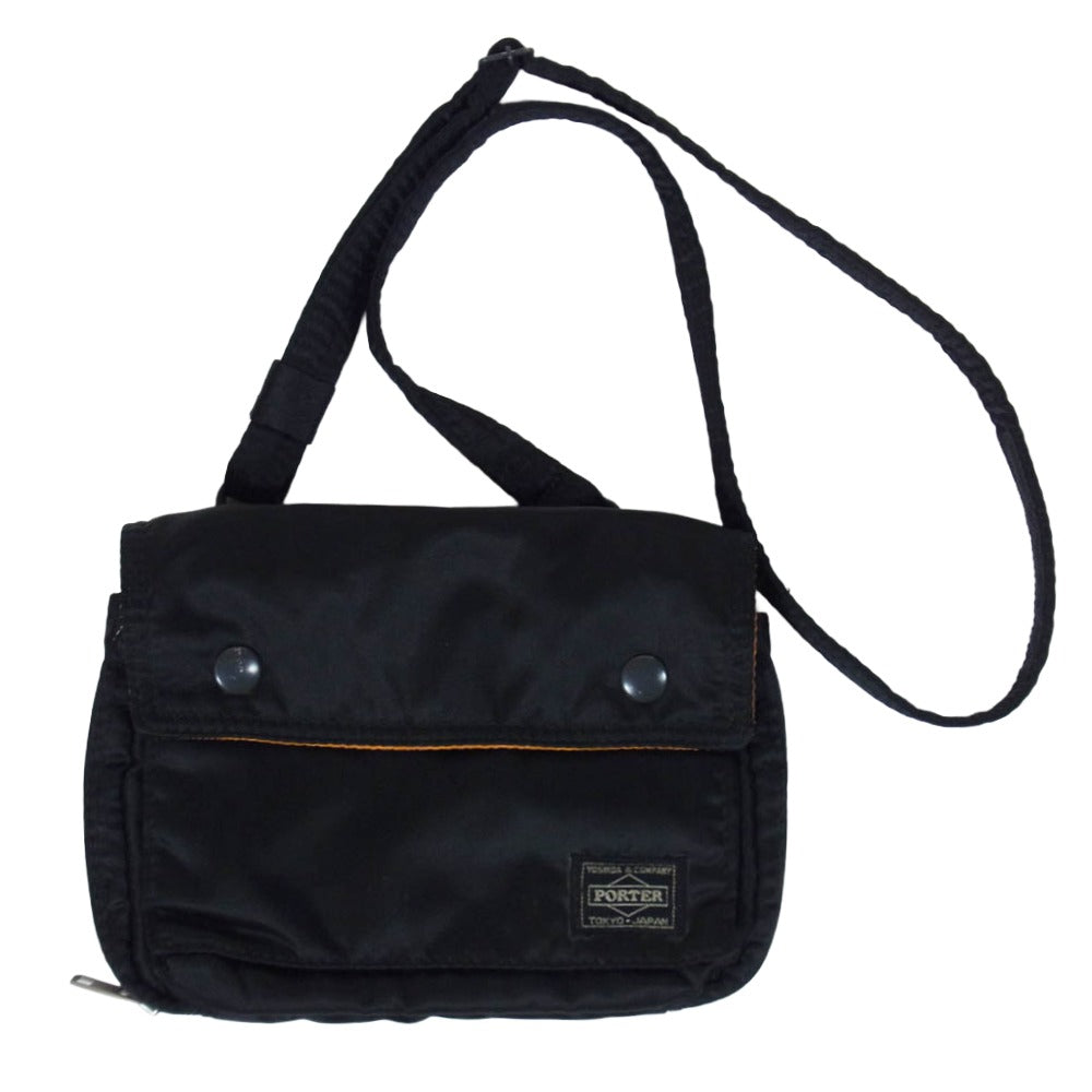 PORTER ポーター 吉田カバン ミニ ショルダー バッグ ウォレット ブラック系【中古】