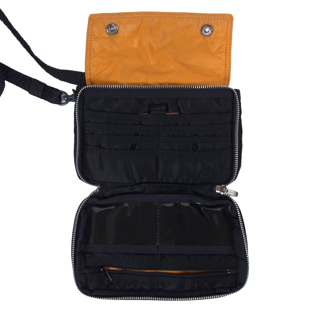 PORTER ポーター 吉田カバン ミニ ショルダー バッグ ウォレット ブラック系【中古】