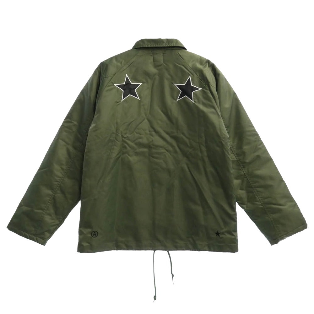 エムアンドエム 25SS URMM-25-1 × UNRIVALED アンライバルド WIND BREAKER ウィンド ブレーカー ジャケット グリーン系 S【極上美品】【中古】