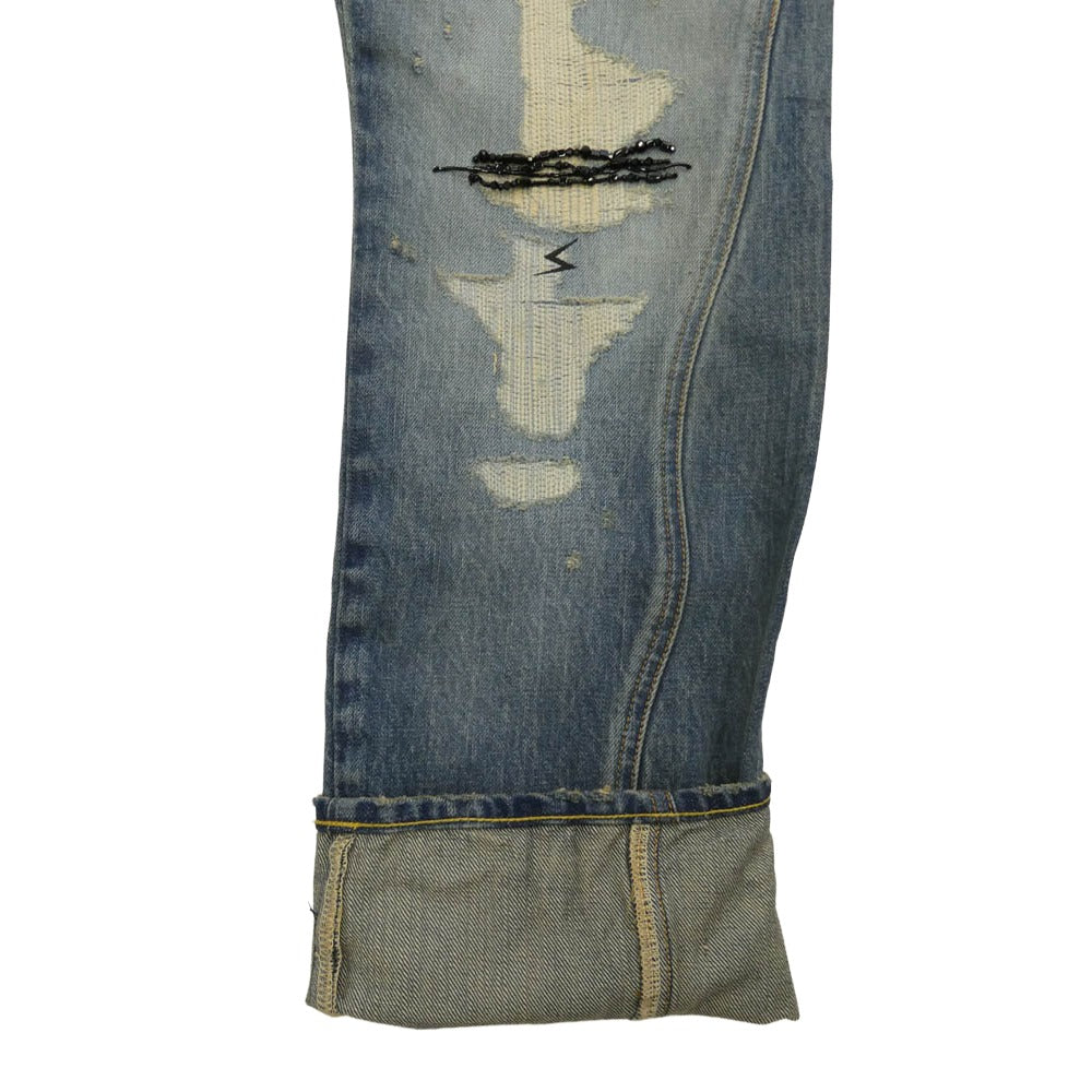 UNDERCOVER アンダーカバー 26SS UC1F4503-1 ダメージ加工 デニム パンツ ブルー系 1【極上美品】【中古】