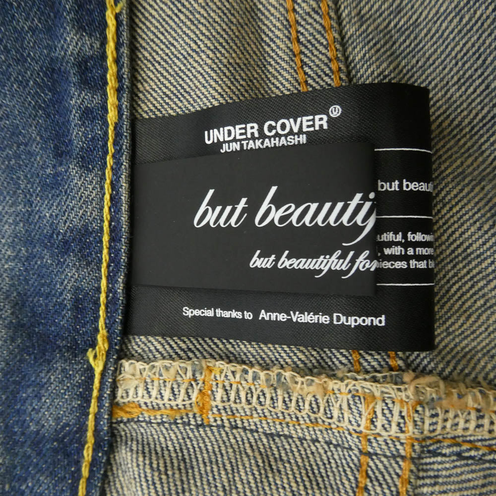 UNDERCOVER アンダーカバー 26SS UC1F4503-1 ダメージ加工 デニム パンツ ブルー系 1【極上美品】【中古】