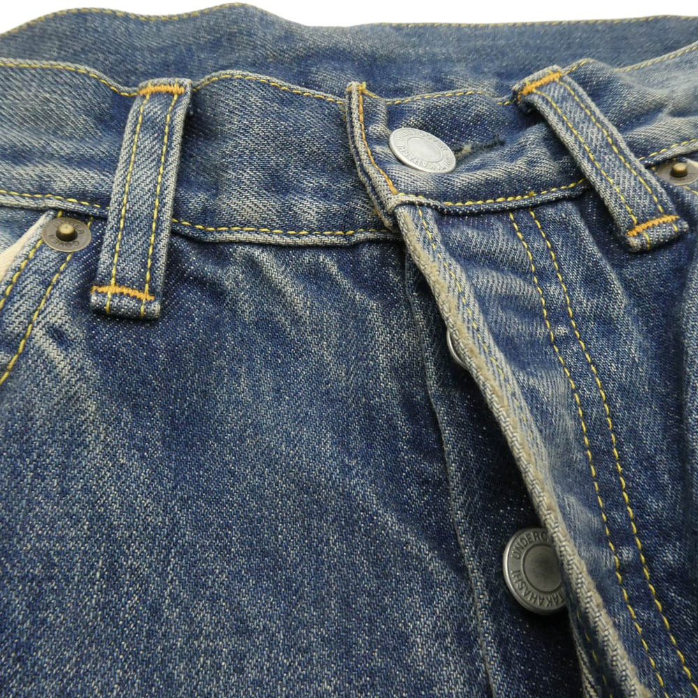 UNDERCOVER アンダーカバー 26SS UC1F4503-1 ダメージ加工 デニム パンツ ブルー系 1【極上美品】【中古】