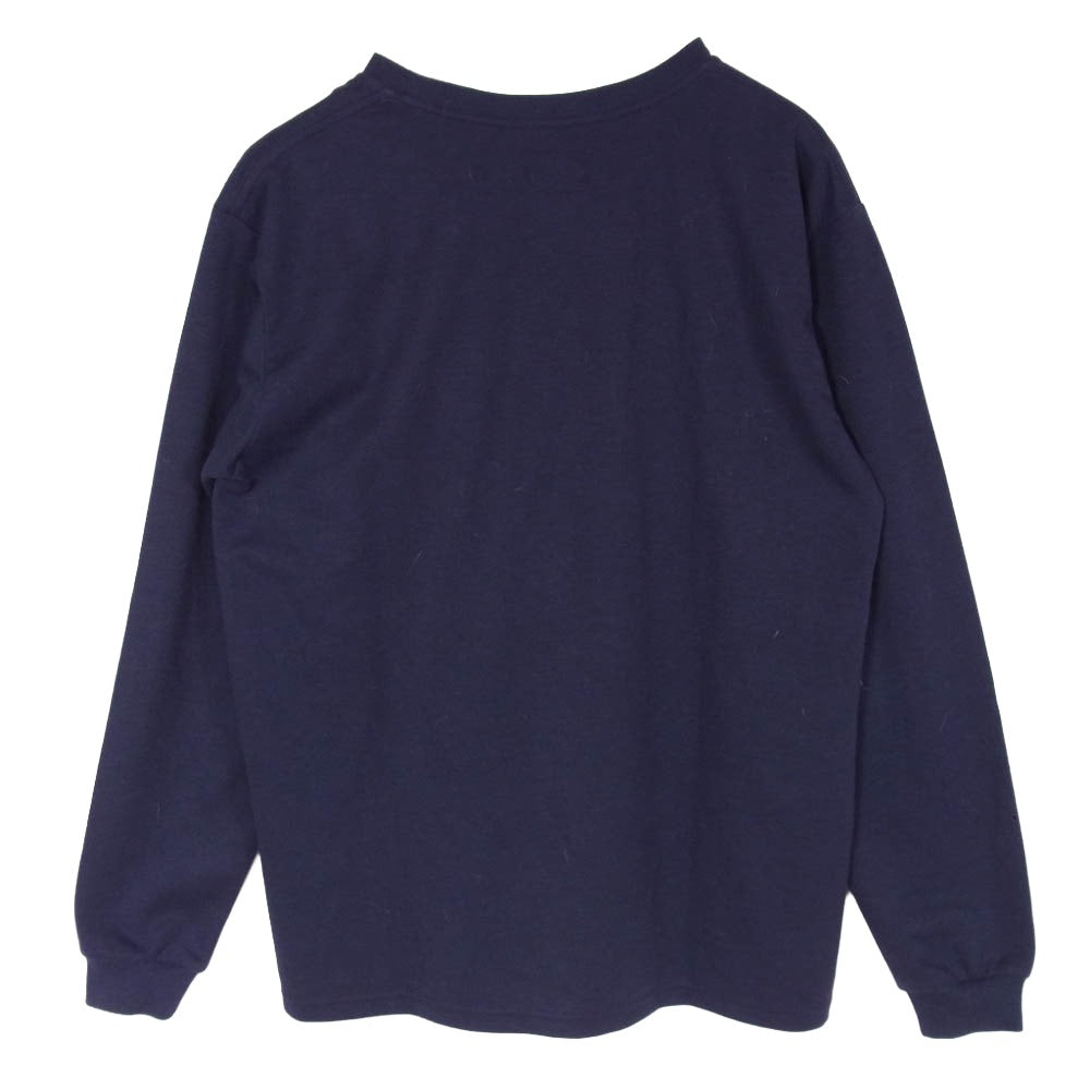 Needles ニードルス 22AW LQ266 L/S Crew Neck Tee-PE/C Jersey ロングスリーブ パピヨン刺繍 長袖 Tシャツ カットソー パープル系 XS【中古】