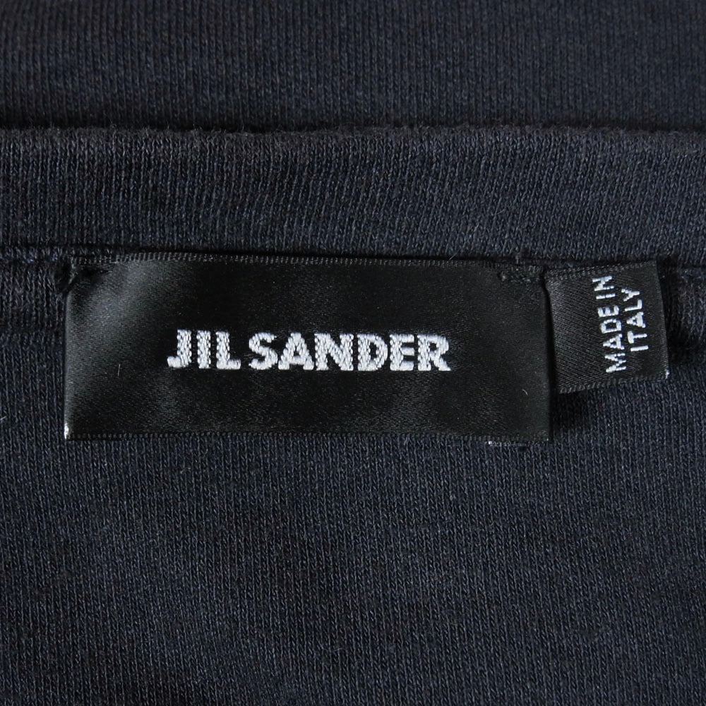 JIL SANDER ジルサンダー JSML707501 イタリア製 クルーネック パッチワーク 半袖 Tシャツ カットソー グレー系 S【中古】