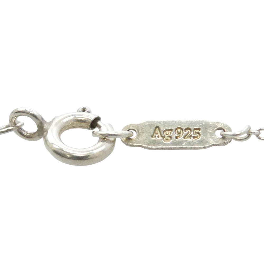 TIFFANY&Co. ティファニー Ag925 ロゴプレート シルバー ネックレスチェーン シルバー系【中古】