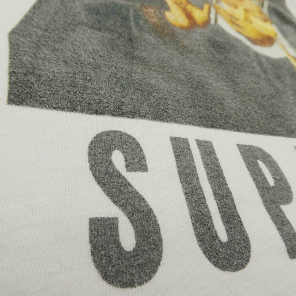 Supreme シュプリーム 17SS Nun L/S Tee 修道女 プリント Tシャツ 長袖 ホワイト系 S【中古】