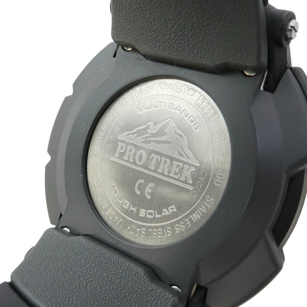 CASIO カシオ PRW-2500-1JF PRO TREK プロトレック 電波ソーラー クォーツ 腕時計 ウォッチ ブラック系【中古】