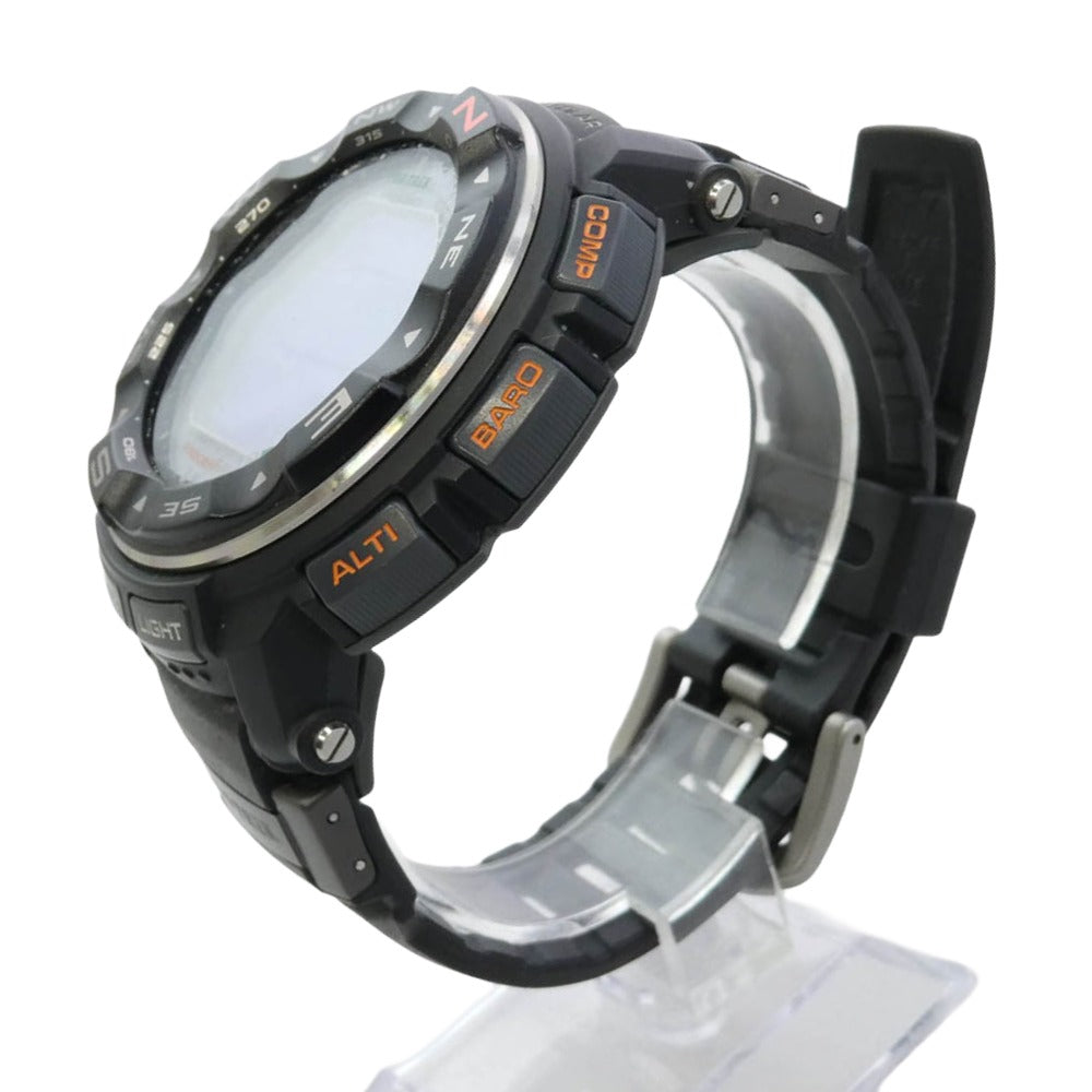 CASIO カシオ PRW-2500-1JF PRO TREK プロトレック 電波ソーラー クォーツ 腕時計 ウォッチ ブラック系【中古】