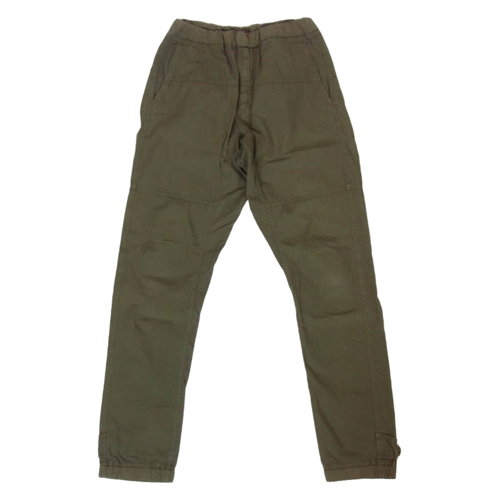JIL SANDER ジルサンダー JSMH310616 イタリア製 裾リブ イージー カーゴパンツ カーキ系 48【中古】