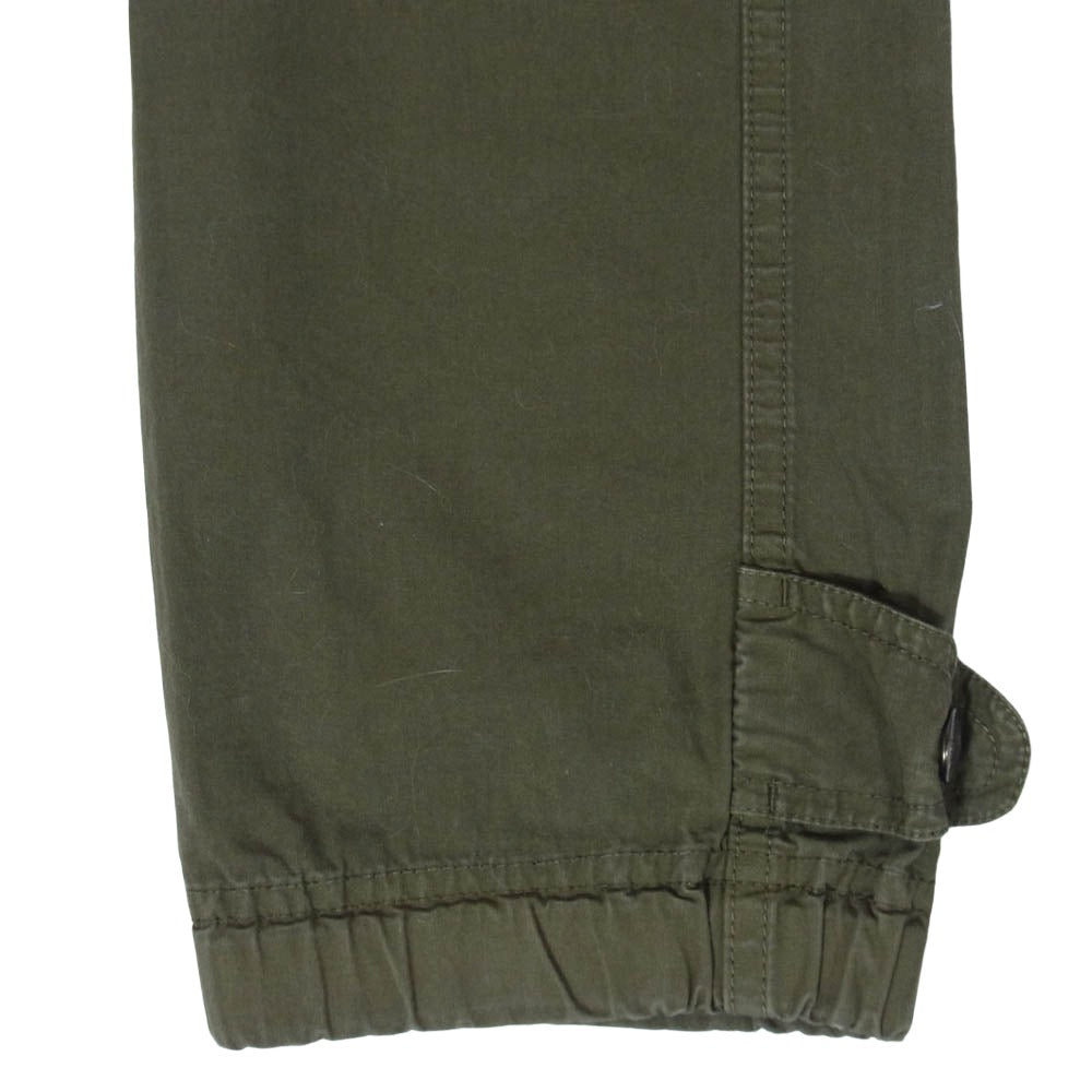 JIL SANDER ジルサンダー JSMH310616 イタリア製 裾リブ イージー カーゴパンツ カーキ系 48【中古】