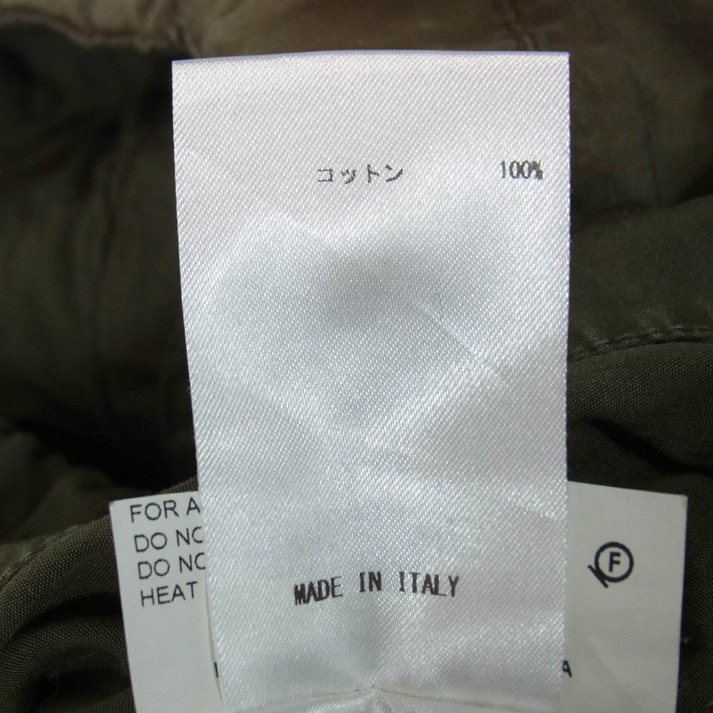 JIL SANDER ジルサンダー JSMH310616 イタリア製 裾リブ イージー カーゴパンツ カーキ系 48【中古】