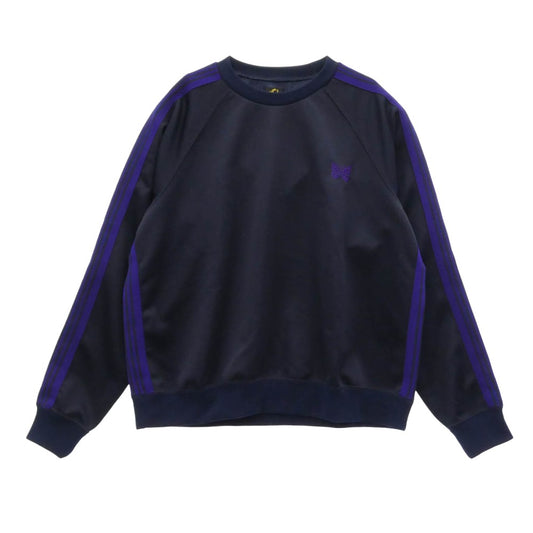 Needles ニードルス 23AW NS245 TRACK CREW NECK SHIRT トラック クルーネック シャツ スウェット パープル系 S【中古】