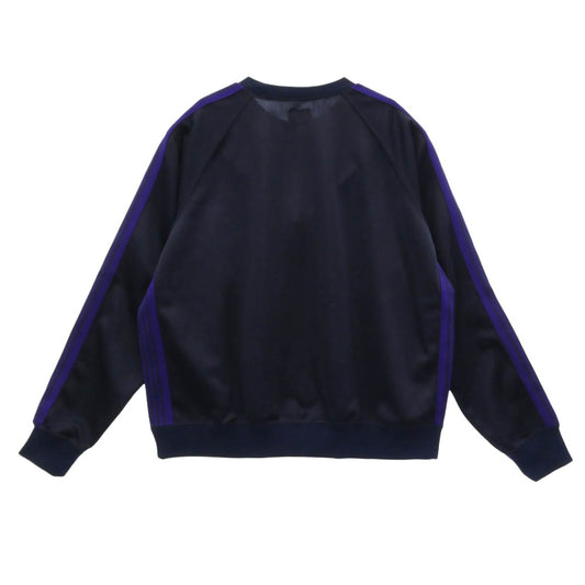 Needles ニードルス 23AW NS245 TRACK CREW NECK SHIRT トラック クルーネック シャツ スウェット パープル系 S【中古】