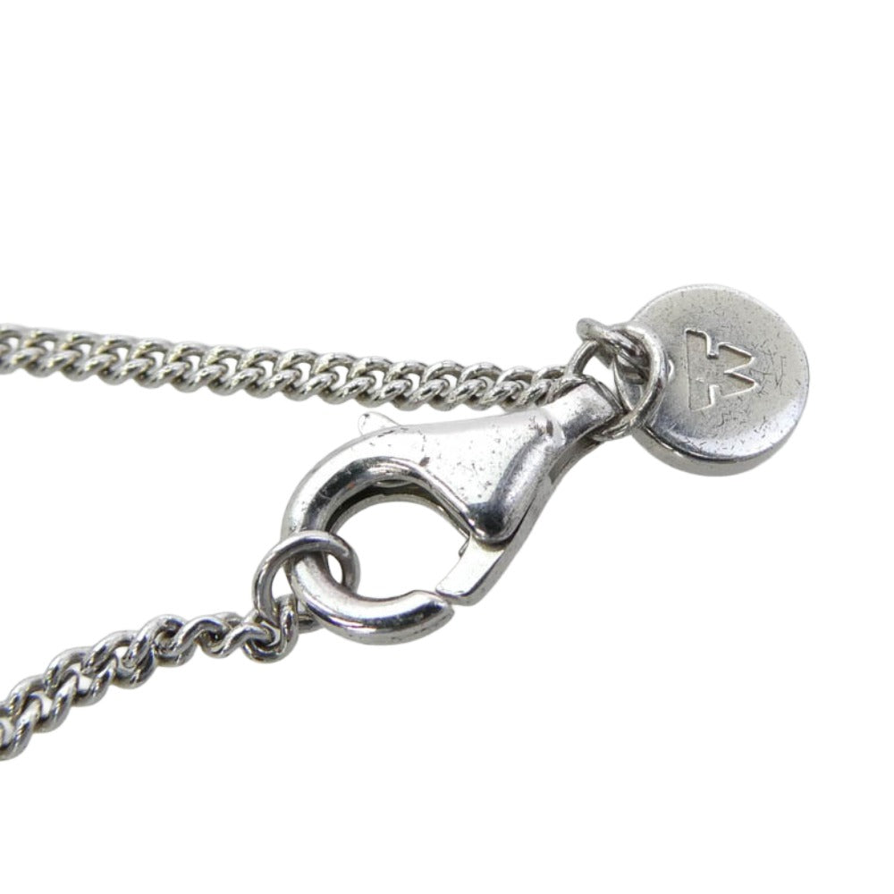 TOM WOOD トムウッド 100269-17 Curb Chain Slim カーブチェーン ネックレス スリム 17inchi シルバー系【中古】