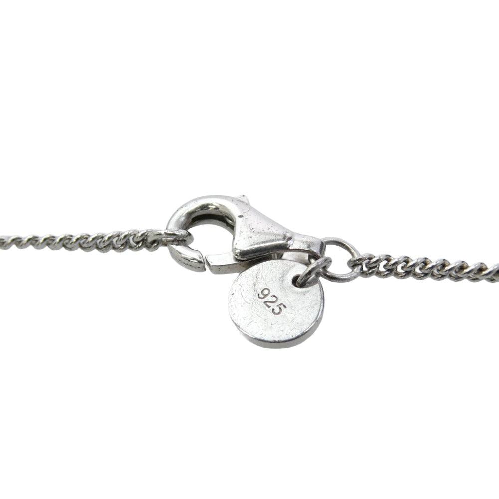TOM WOOD トムウッド 100269-17 Curb Chain Slim カーブチェーン ネックレス スリム 17inchi シルバー系【中古】