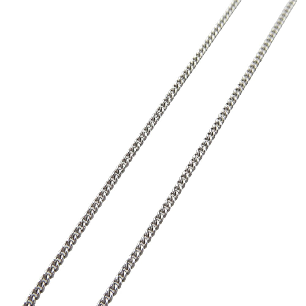 TOM WOOD トムウッド 100269-17 Curb Chain Slim カーブチェーン ネックレス スリム 17inchi シルバー系【中古】