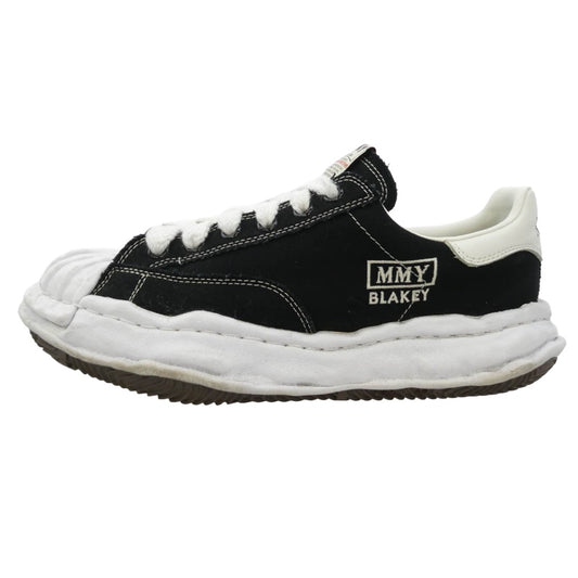 MIHARA YASUHIRO ミハラヤスヒロ A08FW735 BLAKEY OG Sole Canvas Low-top Sneaker ブレイキー OG ソール キャンバス ロートップ スニーカー ブラック系 43【中古】