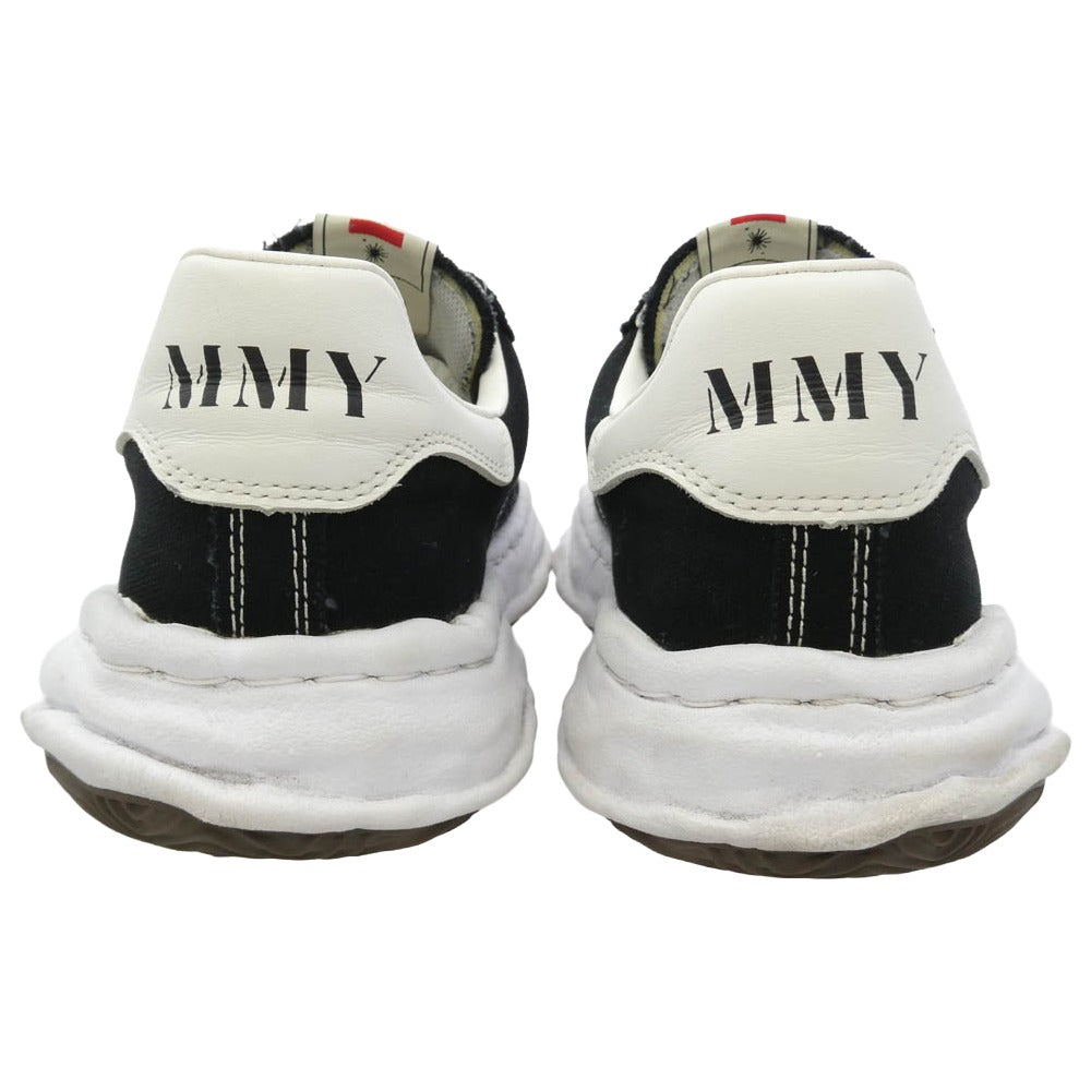 MIHARA YASUHIRO ミハラヤスヒロ A08FW735 BLAKEY OG Sole Canvas Low-top Sneaker ブレイキー OG ソール キャンバス ロートップ スニーカー ブラック系 43【中古】