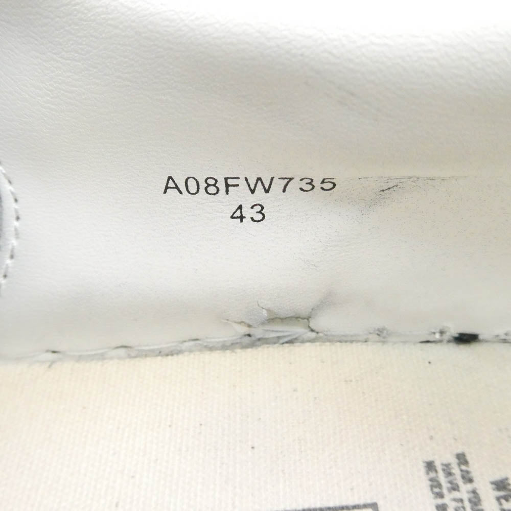 MIHARA YASUHIRO ミハラヤスヒロ A08FW735 BLAKEY OG Sole Canvas Low-top Sneaker ブレイキー OG ソール キャンバス ロートップ スニーカー ブラック系 43【中古】