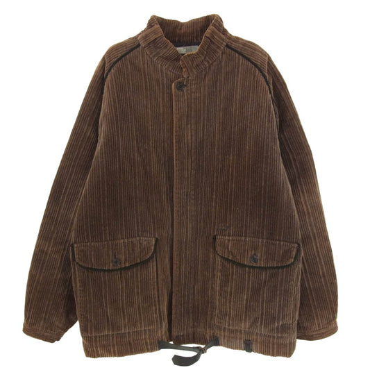 HECTIC ヘクティク H-AW04-311 スタンドカラー コーデュロイ ジャケット ブラウン系 L【中古】
