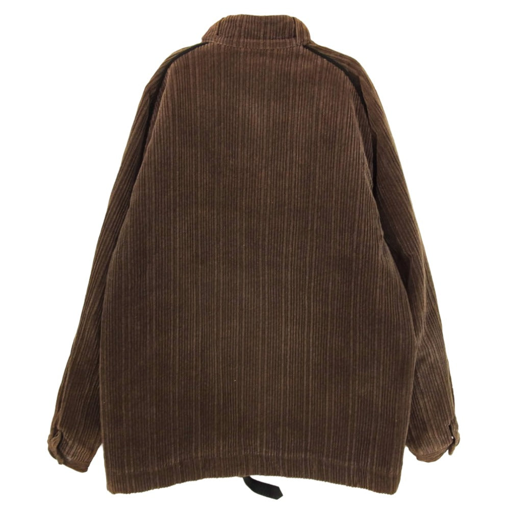 HECTIC ヘクティク H-AW04-311 スタンドカラー コーデュロイ ジャケット ブラウン系 L【中古】