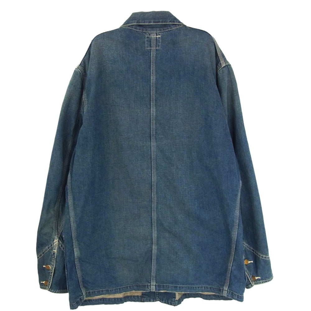 Lee リー 19477 復刻 91J ハウスタグ カバーオール デニム ジャケット インディゴブルー系 L【中古】