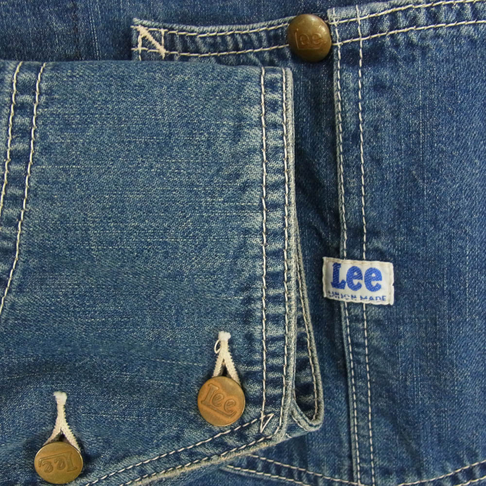 Lee リー 19477 復刻 91J ハウスタグ カバーオール デニム ジャケット インディゴブルー系 L【中古】