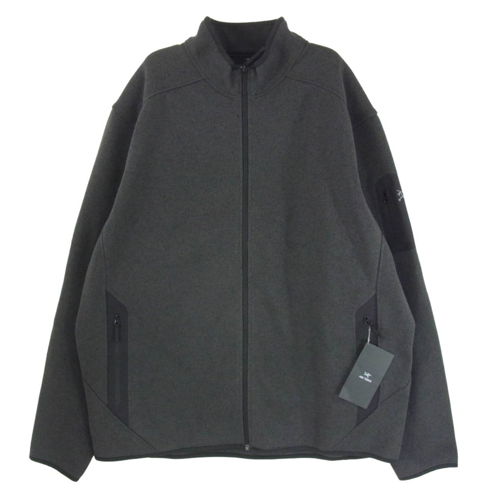 ARC'TERYX アークテリクス X00001036101 Covert Cardigan M Black Heather II コバート カーディガン メンズ フリースジャケット グレー系 XL【新古品】【未使用】【中古】