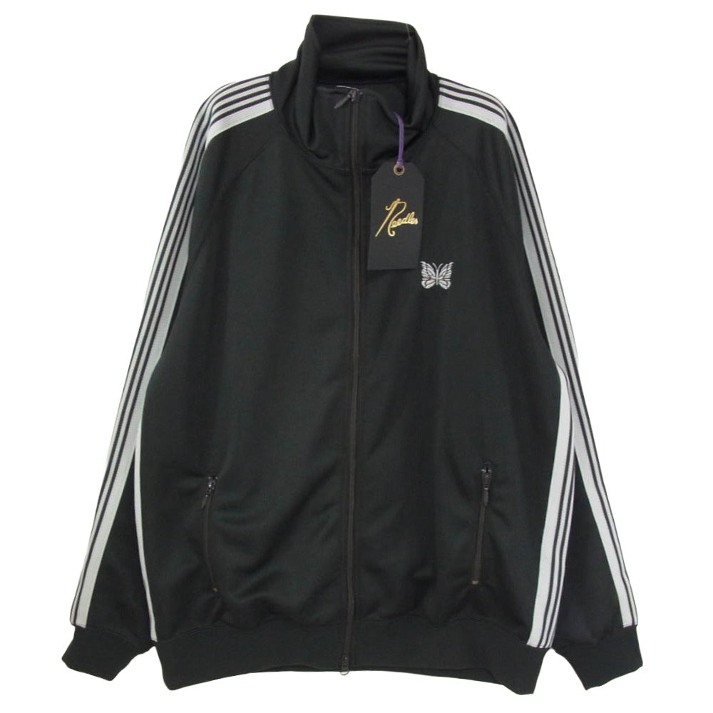 Needles ニードルス 26SS SX404 Track Jacket - Poly Smooth トラックジャケット ポリスムース ダブルジップ ブラック系 XL【新古品】【未使用】【中古】