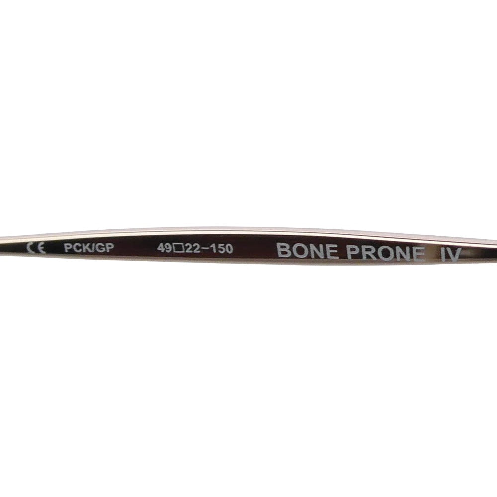 CHROME HEARTS クロムハーツ（原本無） BONE PRONE IV PCK/GP サングラス アイウェア ゴールド系 ブラウン系 49□22-150【中古】