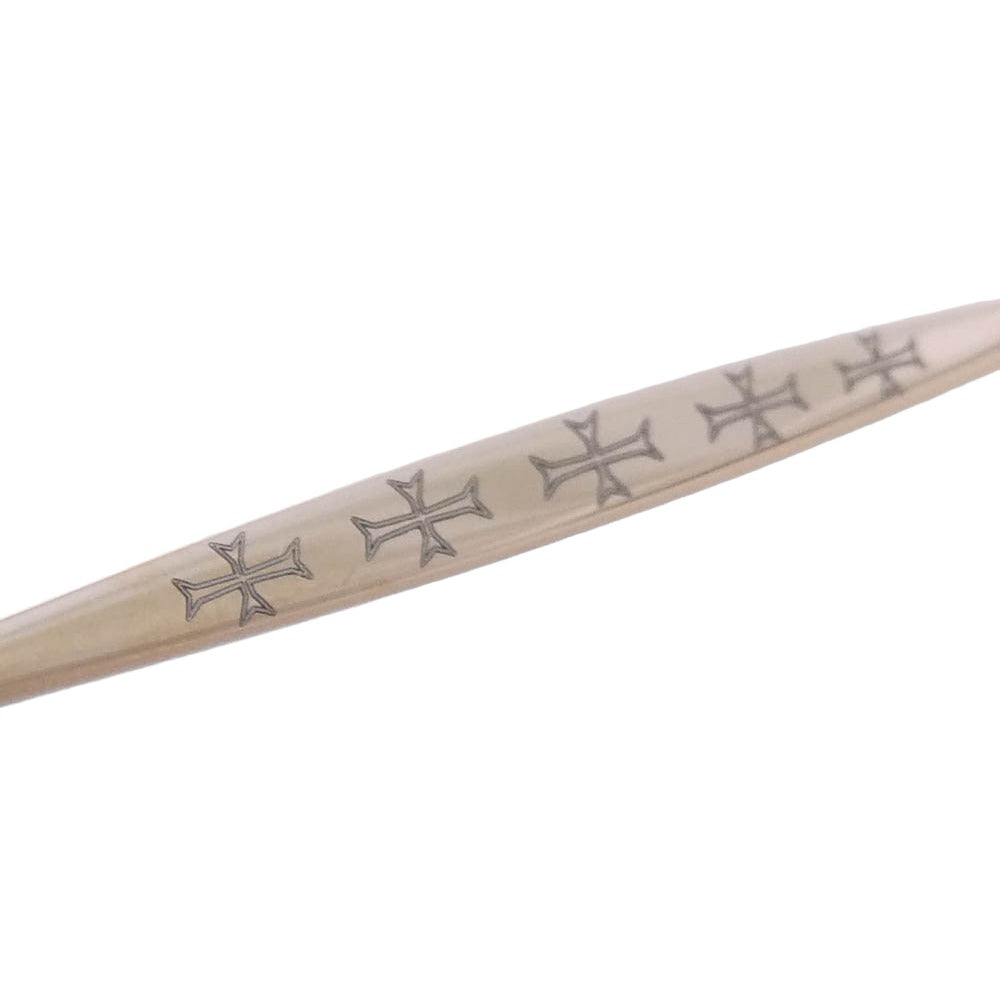 CHROME HEARTS クロムハーツ（原本無） BONE PRONE IV PCK/GP サングラス アイウェア ゴールド系 ブラウン系 49□22-150【中古】