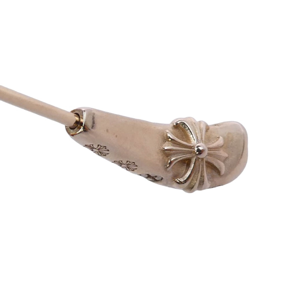 CHROME HEARTS クロムハーツ（原本無） BONE PRONE IV PCK/GP サングラス アイウェア ゴールド系 ブラウン系 49□22-150【中古】