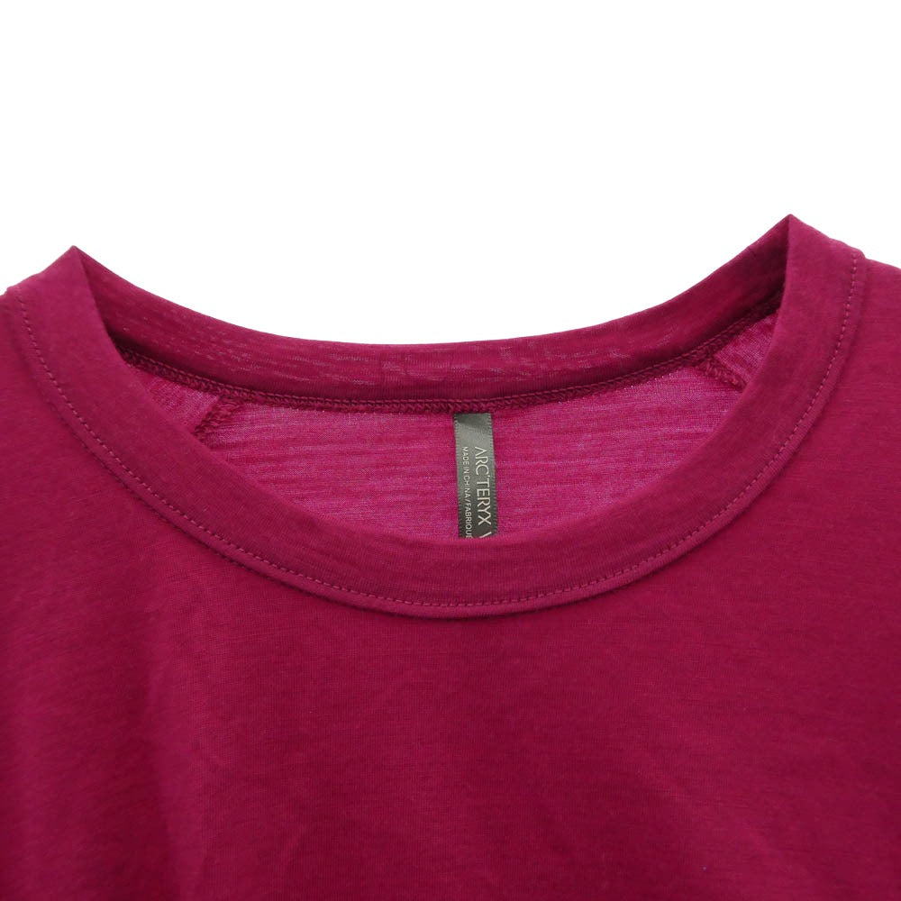 ARC'TERYX アークテリクス 29751 VEILANCE FRAME LS CREW W フレーム クルーネック カットソー ワインレッド系 S【中古】