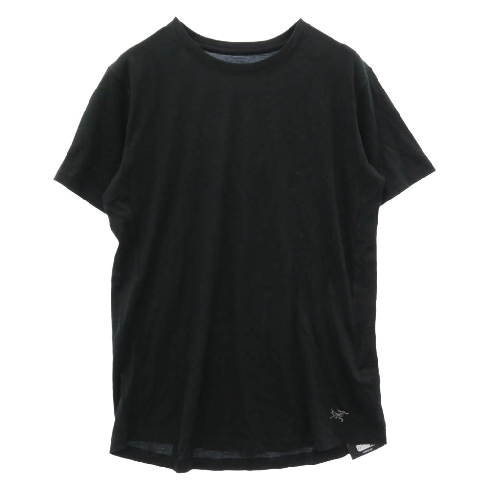 ARC'TERYX アークテリクス X000007443 Lana Merino Wool Crew Short Sleeve ラナ メリノウール クルー ショートスリーブ Tシャツ ブラック系 M【新古品】【未使用】【中古】