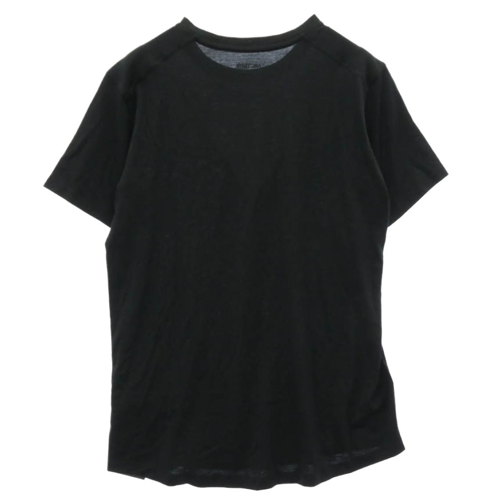 ARC'TERYX アークテリクス X000007443 Lana Merino Wool Crew Short Sleeve ラナ メリノウール クルー ショートスリーブ Tシャツ ブラック系 M【新古品】【未使用】【中古】