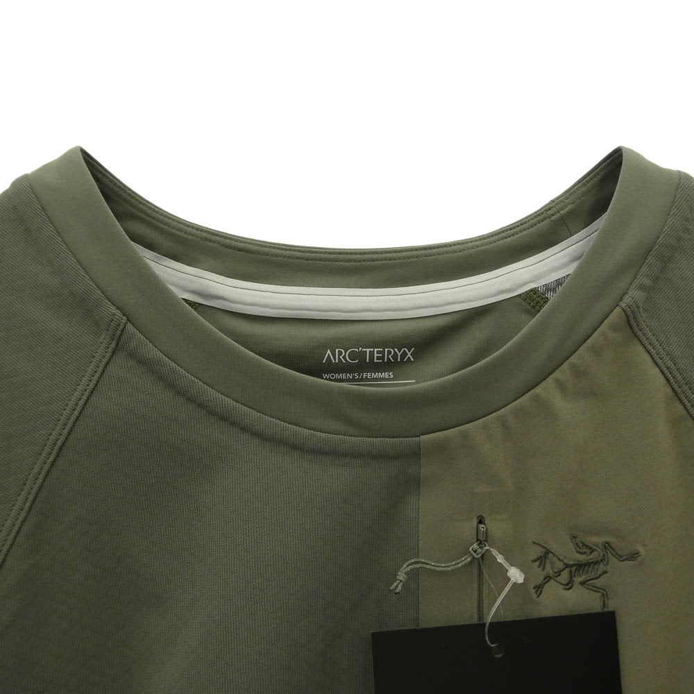 ARC'TERYX アークテリクス X000007711 Delta Crew W デルタ クルー ウィメンズ フリース クルーネック カットソー カーキ系 XL【新古品】【未使用】【中古】