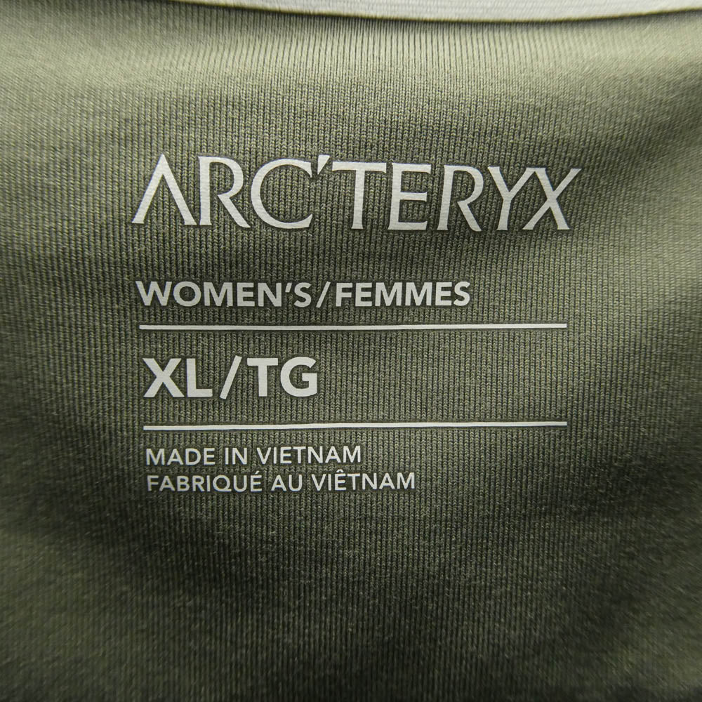 ARC'TERYX アークテリクス X000007711 Delta Crew W デルタ クルー ウィメンズ フリース クルーネック カットソー カーキ系 XL【新古品】【未使用】【中古】
