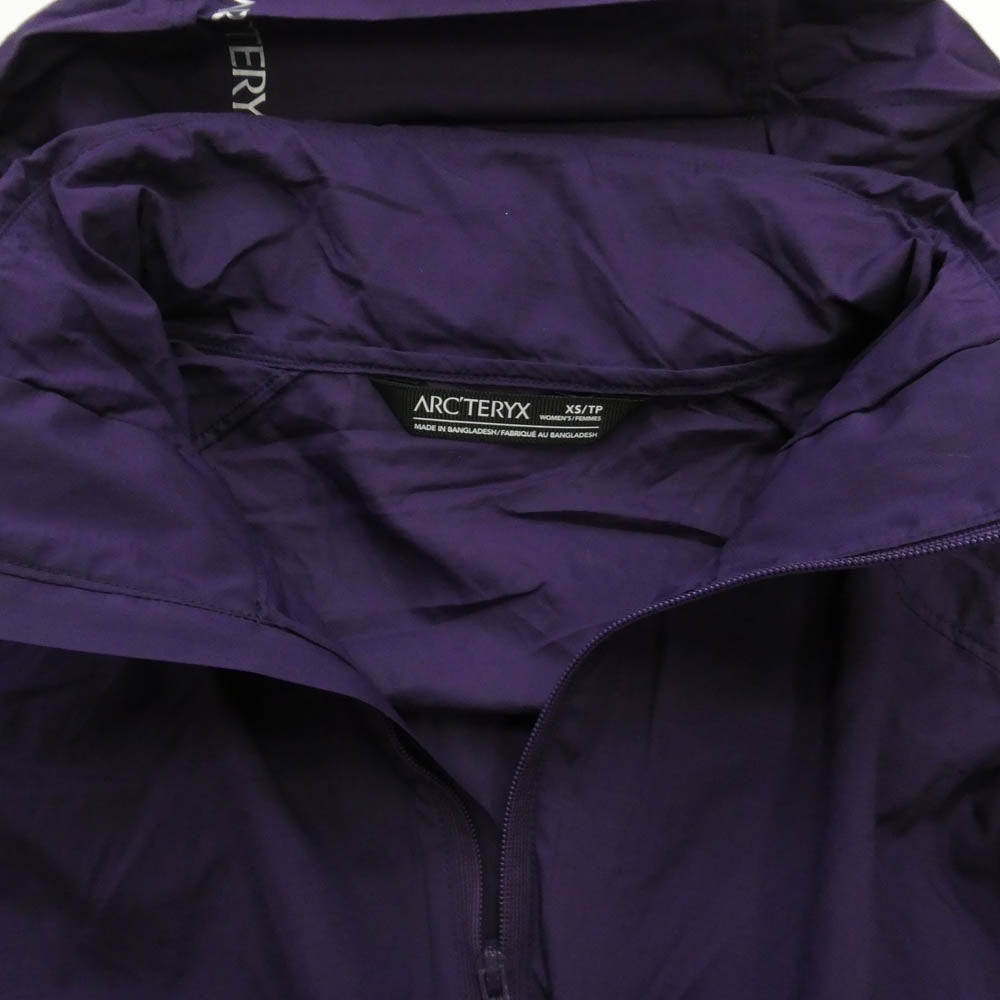 ARC'TERYX アークテリクス X000007457 Nodin Jacket W ノディン ジャケット ウィメンズ ナイロンジャケット パープル系 XS【中古】