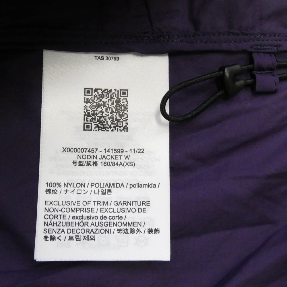 ARC'TERYX アークテリクス X000007457 Nodin Jacket W ノディン ジャケット ウィメンズ ナイロンジャケット パープル系 XS【中古】