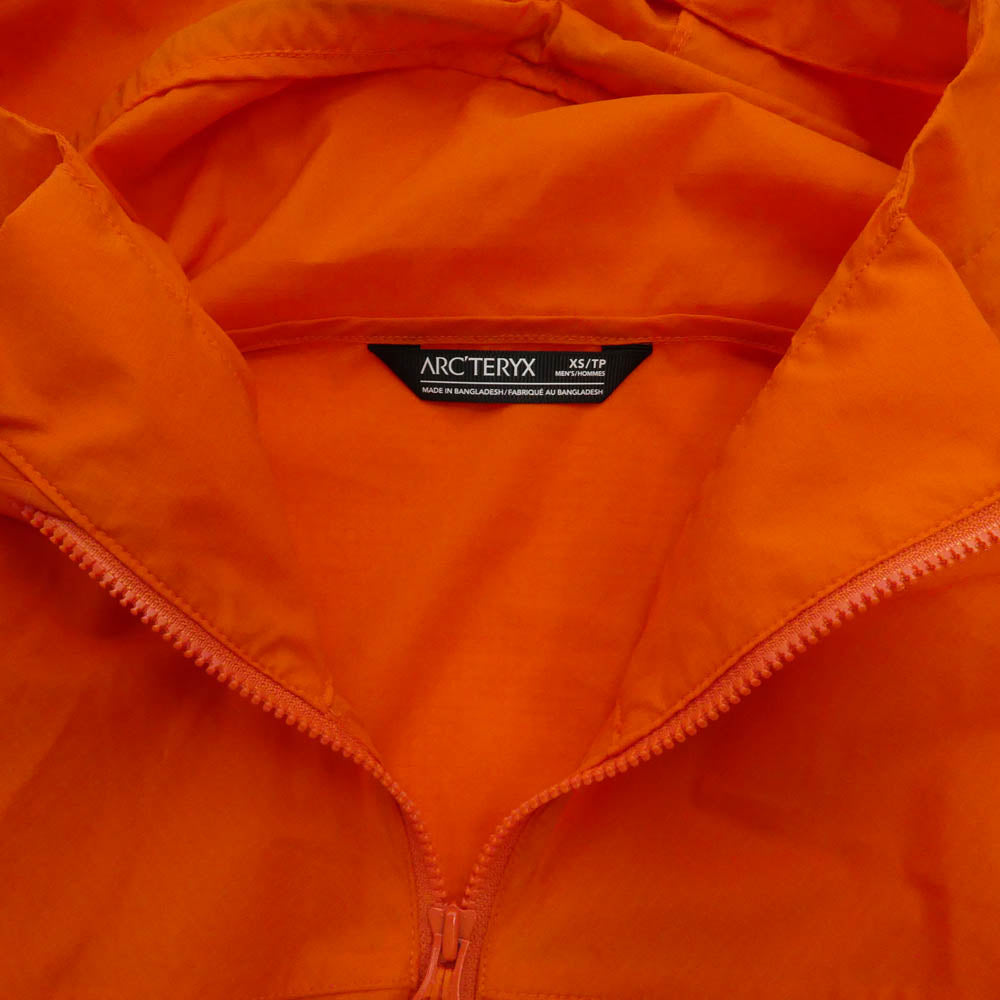 ARC'TERYX アークテリクス 25172 Squamish Hoodie Men's スコーミッシュ フーディ メンズ ナイロンジャケット オレンジ系 XS【中古】