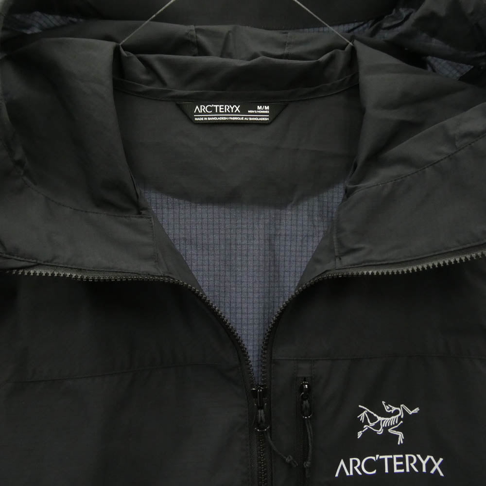 ARC'TERYX アークテリクス X000007411 Squamish Hoodie M スコーミッシュ フーディ メンズ ナイロンジャケット ブラック系 M【中古】