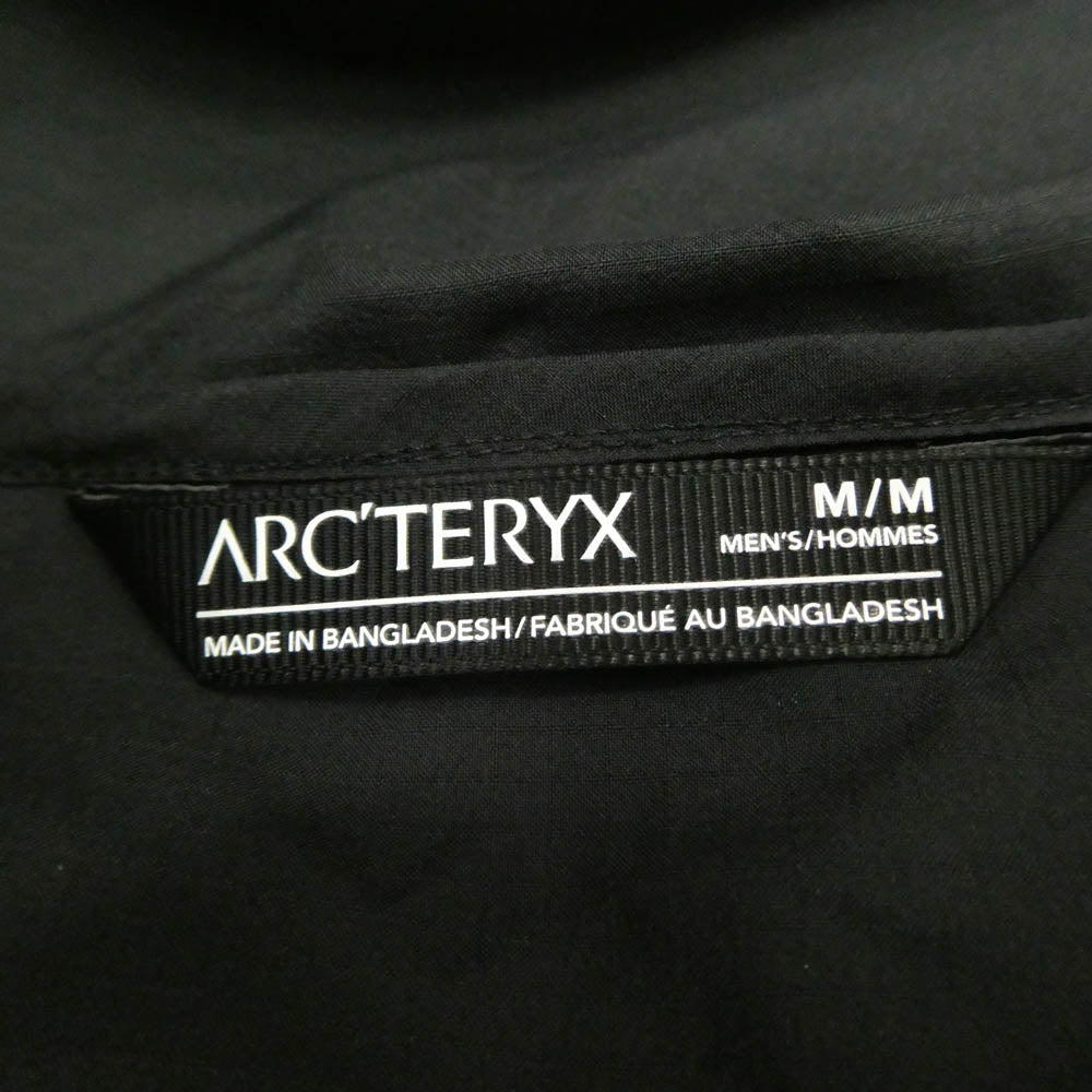 ARC'TERYX アークテリクス X000007411 Squamish Hoodie M スコーミッシュ フーディ メンズ ナイロンジャケット ブラック系 M【中古】