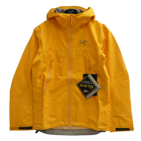 ARC'TERYX アークテリクス 23SS X000007584 Beta Jacket M ベータ ジャケット ゴアテックス ジップアップ ナイロンジャケット イエロー系 XS【新古品】【未使用】【中古】