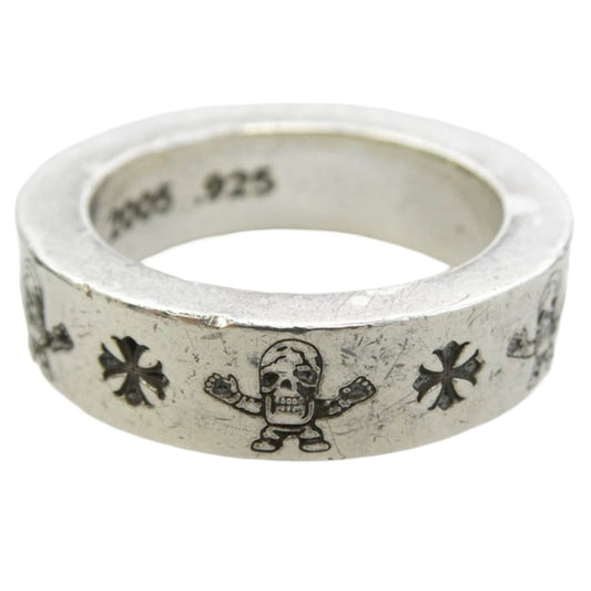 CHROME HEARTS クロムハーツ（原本無） 6㎜ SPACER FOTI スペーサーフォティ ハリスティータ リング シルバー系 16.5号【中古】