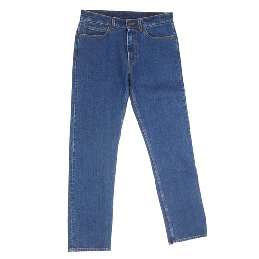 Stella McCartney ステラマッカートニー ロゴプリント ブラックデニムパンツ インディゴブルー系 31【中古】