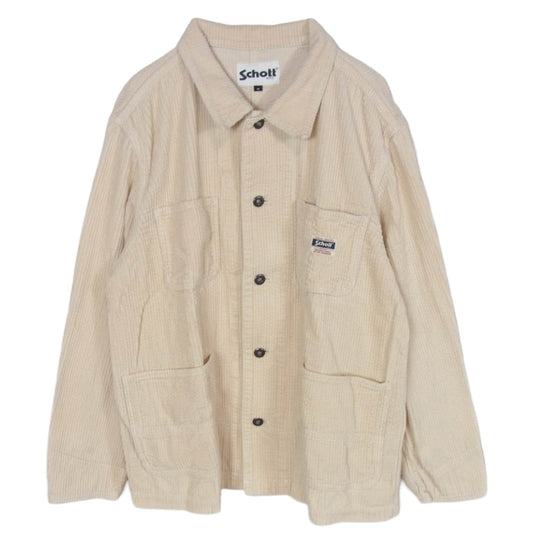schott ショット 3112063 CORDUROY WORK COVERALL コーデュロイ カバーオール ジャケット ベージュ ベージュ系 M【中古】