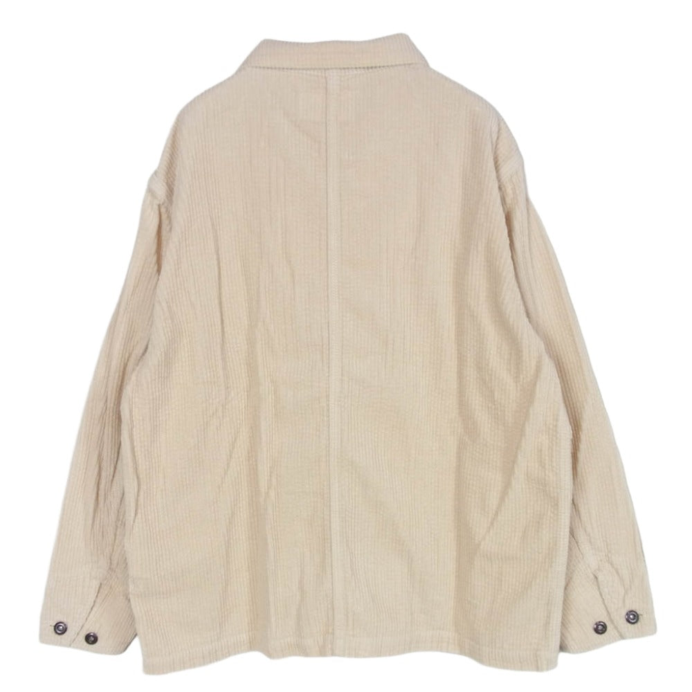 schott ショット 3112063 CORDUROY WORK COVERALL コーデュロイ カバーオール ジャケット ベージュ ベージュ系 M【中古】
