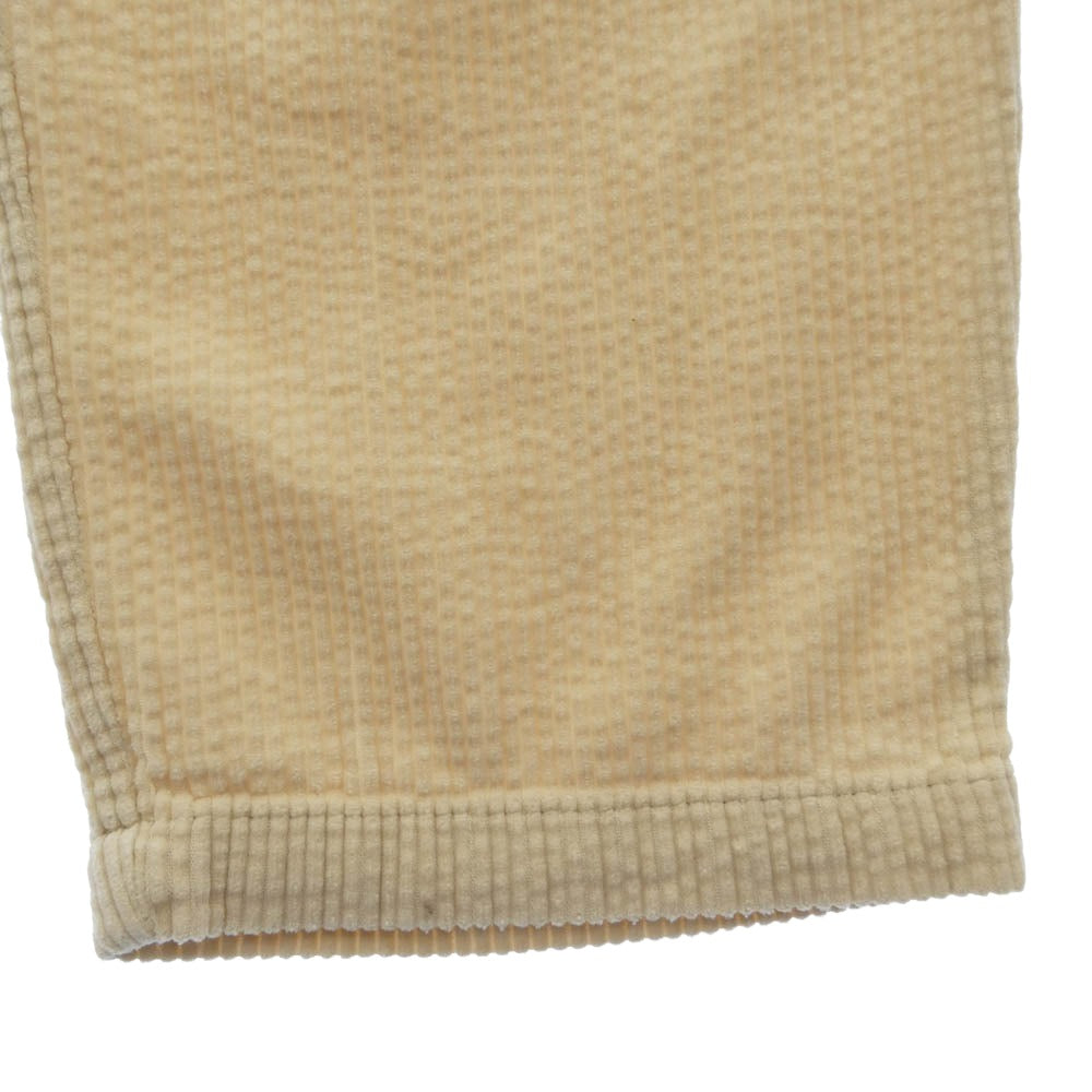 schott ショット 3116040 CORDUROY DOUBLE PLEATS WIDE PANTS コーデュロイ 2タック ワイド パンツ ベージュ ベージュ系 M【中古】